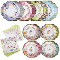 Thumbnail for Tea Time Party 78 Piece Party Tableware Set (16 Guests)