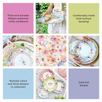 Thumbnail for Tea Time Party 78 Piece Party Tableware Set (16 Guests) Atlernate 5