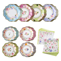 Thumbnail for Tea Time Party 78 Piece Party Tableware Set (16 Guests) Atlernate silo
