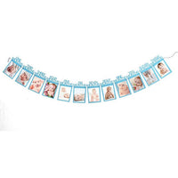 Thumbnail for Baby Milestone Photo Banner (Silver or Blue)