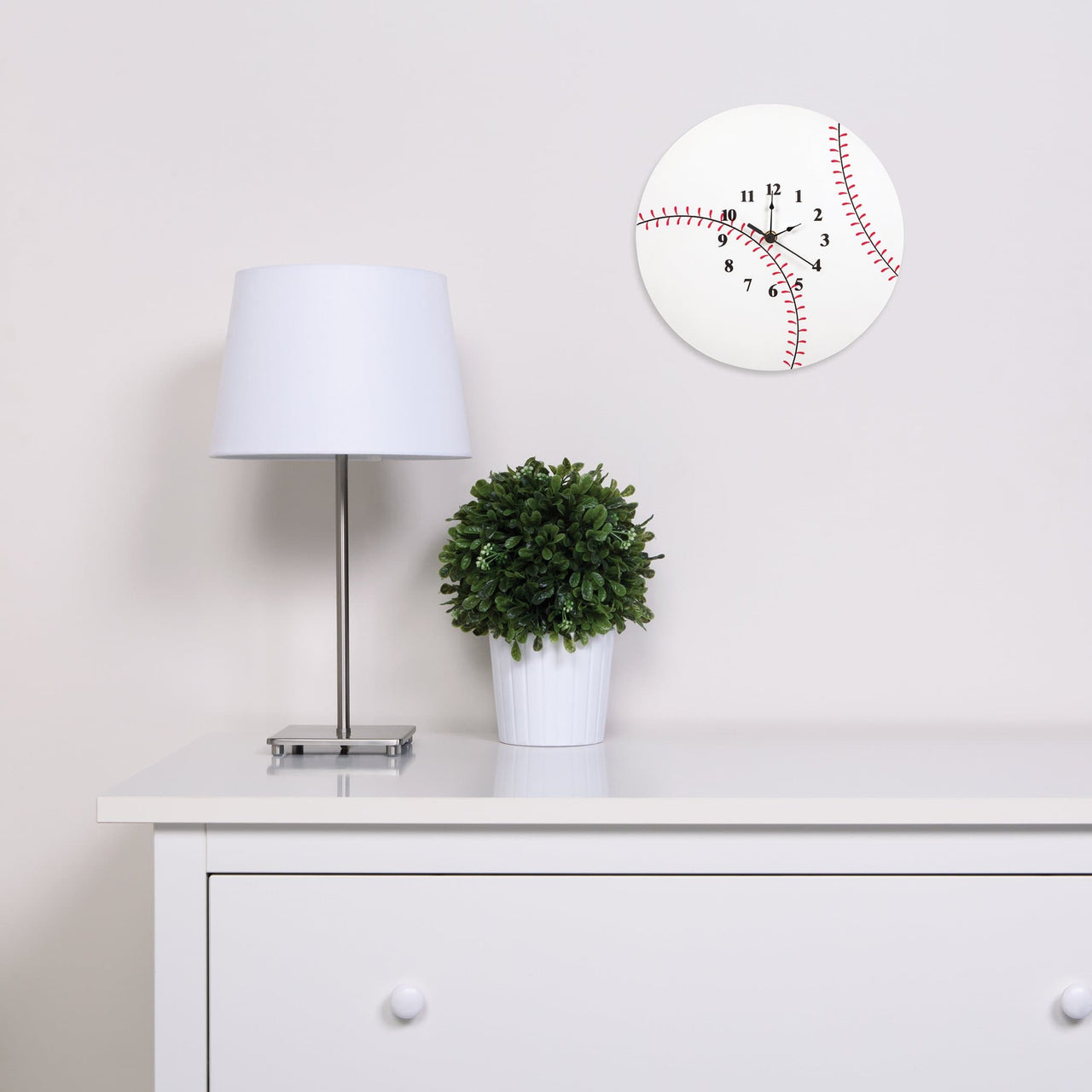 Baseball Wall Clock