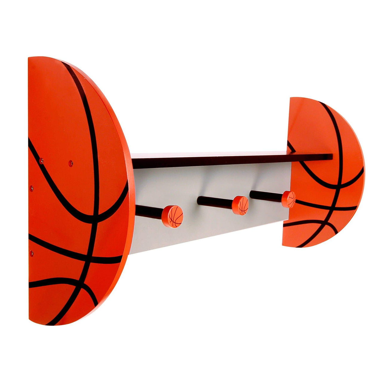 Basketball Shelf With Pegs
