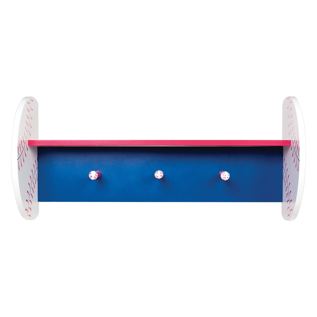Baseball Shelf With Pegs