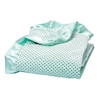 Thumbnail for Soft Mint Dot Ruffled Trimmed Receiving Blanket