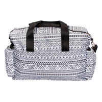 Thumbnail for Black and White Aztec Deluxe Diaper Bag