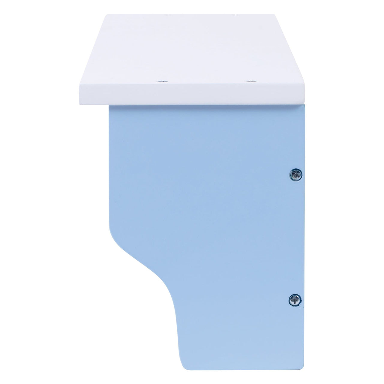 Blue Chevron Shelf With Pegs