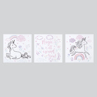 Thumbnail for Magical Unicorn 3-Pack Canvas Wall Art