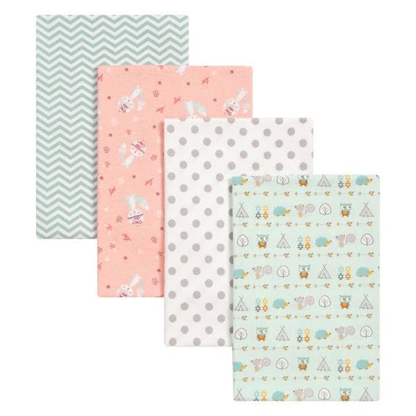 4 Pack Flannel Blankets (Many Designs Available)