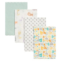 Thumbnail for 4 Pack Flannel Blankets (Many Designs Available)
