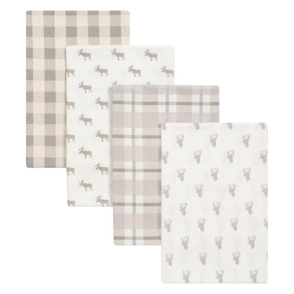 4 Pack Flannel Blankets (Many Designs Available)