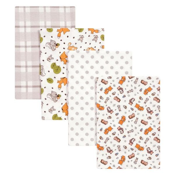 4 Pack Flannel Blankets (Many Designs Available)