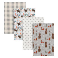 Thumbnail for 4 Pack Flannel Blankets (Many Designs Available)