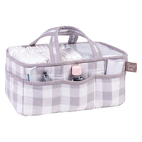 Thumbnail for Gray and White Buffalo Check Storage Caddy