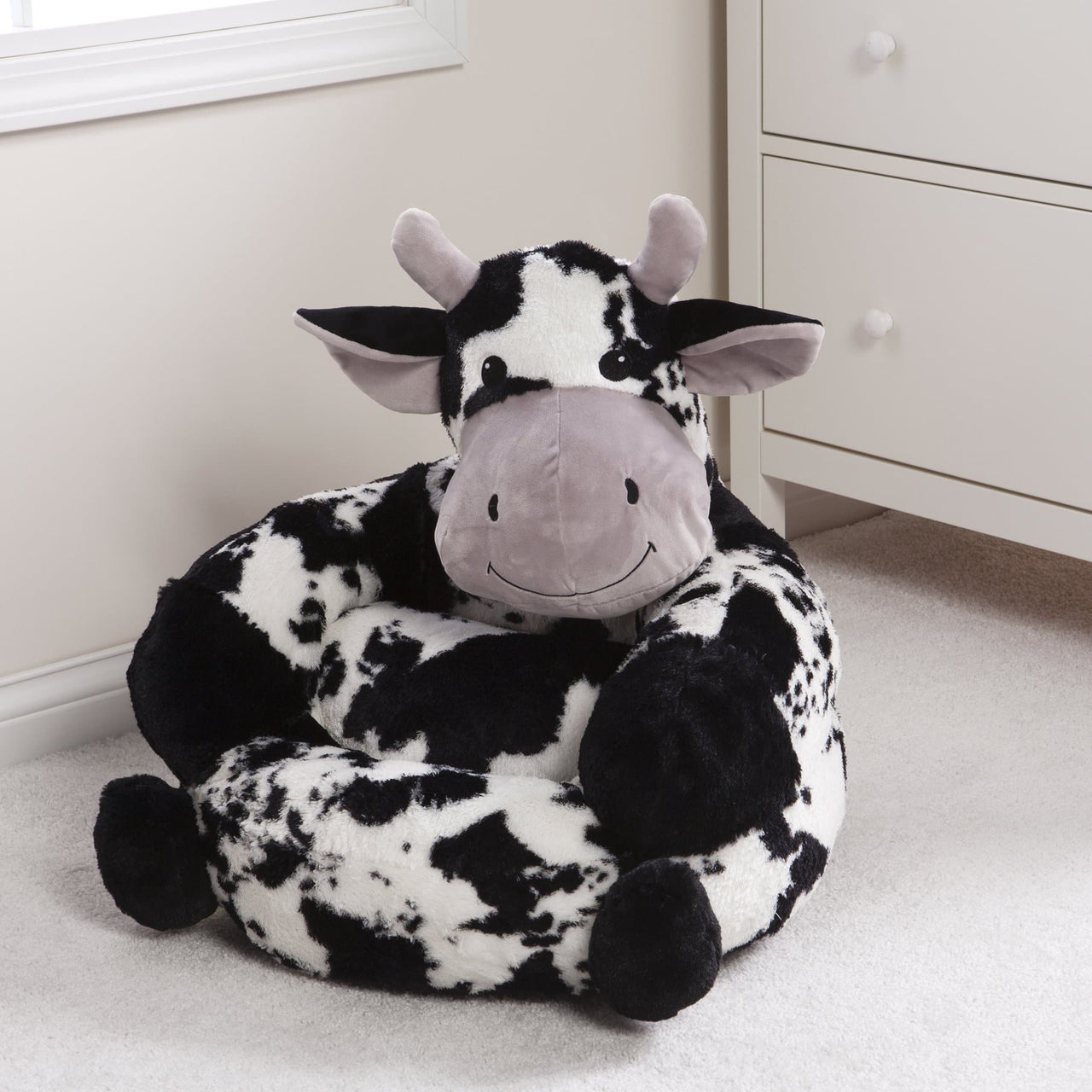 Cow Plush Character Chair