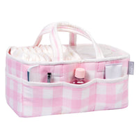 Thumbnail for Pink and White Buffalo Check Storage Caddy