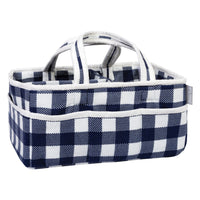 Thumbnail for Navy and White Buffalo Check Storage Caddy