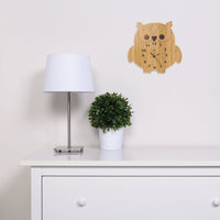 Thumbnail for Owl Bamboo Wall Clock