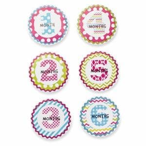 Girl Milestone Stickers