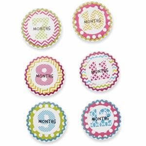Girl Milestone Stickers