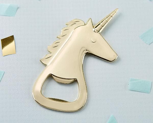 Gold Unicorn Bottle Opener