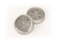 Thumbnail for Flower Stamped Mason Jar Lid (Set of 20)