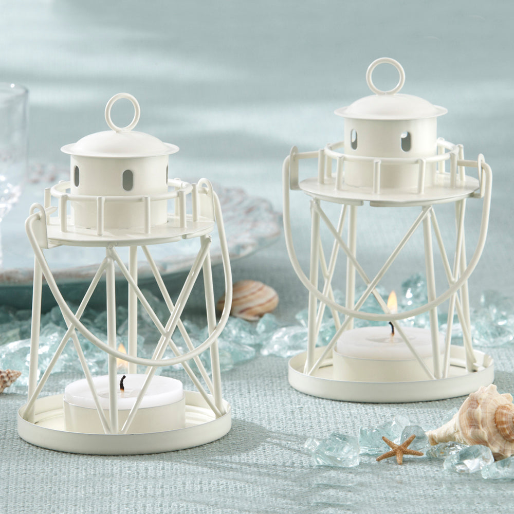 By the Sea Lighthouse Tealight Holder Lantern (Set of 4)