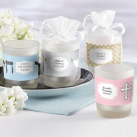 Thumbnail for Personalized Frosted Glass Votive (Religious Designs)