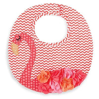 Thumbnail for Flamingo Ruffle Bib