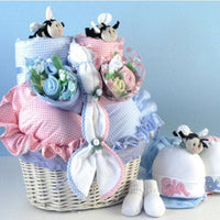 Thumbnail for Babies In Bloom Twins Baby Gift Basket