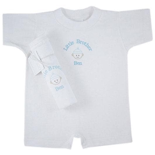 In My Shadow Personalized Little Brother Romper