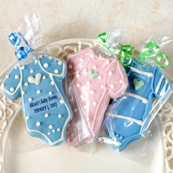 Personalized Baby Bodysuit Cookies