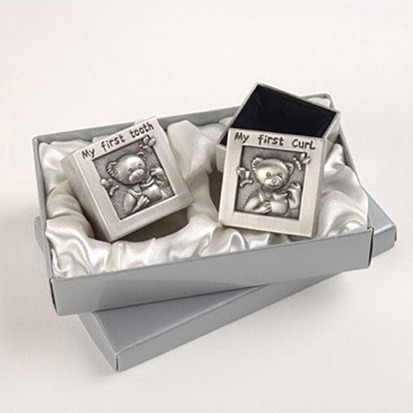 My First Curl and "My First Tooth" Baby Keepsake Boxes