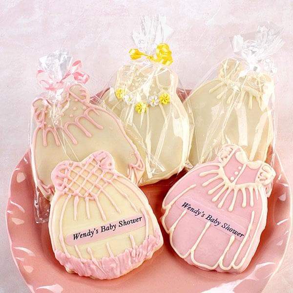Personalized Baby Dress Cookies