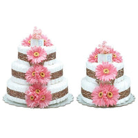 Thumbnail for Hot Pink Daisy Diaper Cake