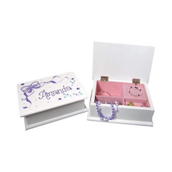 Personalized Lift Top Jewelry Box