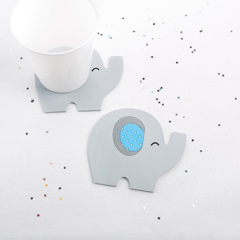 Little Peanut Elephant Coaster (Blue)
