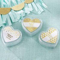 Thumbnail for Heart Favor Container - Gold Foil (Set of 12)