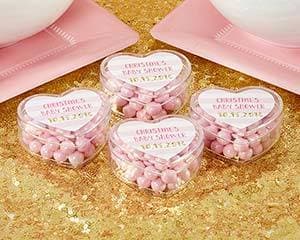 Personalized Sweet Heart Favor Container (Set of 12)