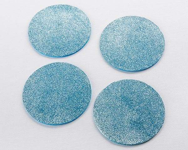 Blue Glitter Coaster (Set of 4)