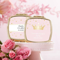 Thumbnail for Personalized Princess Party Gold Compact