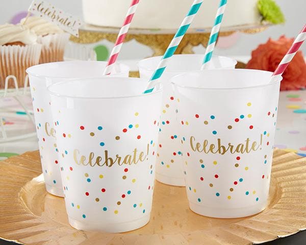 Celebrate 14 oz. Stadium Cups (Set of 12)