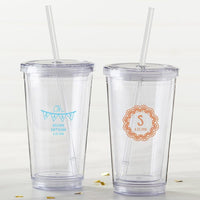 Thumbnail for Personalized Printed Acrylic Tumbler - Rustic Charm Baby Shower
