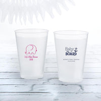 Thumbnail for Personalized Baby Shower 10 oz. Frosted Flex Cup
