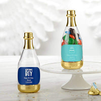 Thumbnail for Personalized Birthday Gold Metallic Champagne Bottle Favor Container (Set of 12)