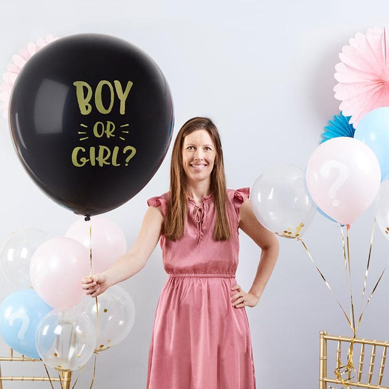 Jumbo Gender Reveal 12 Piece Balloon Set