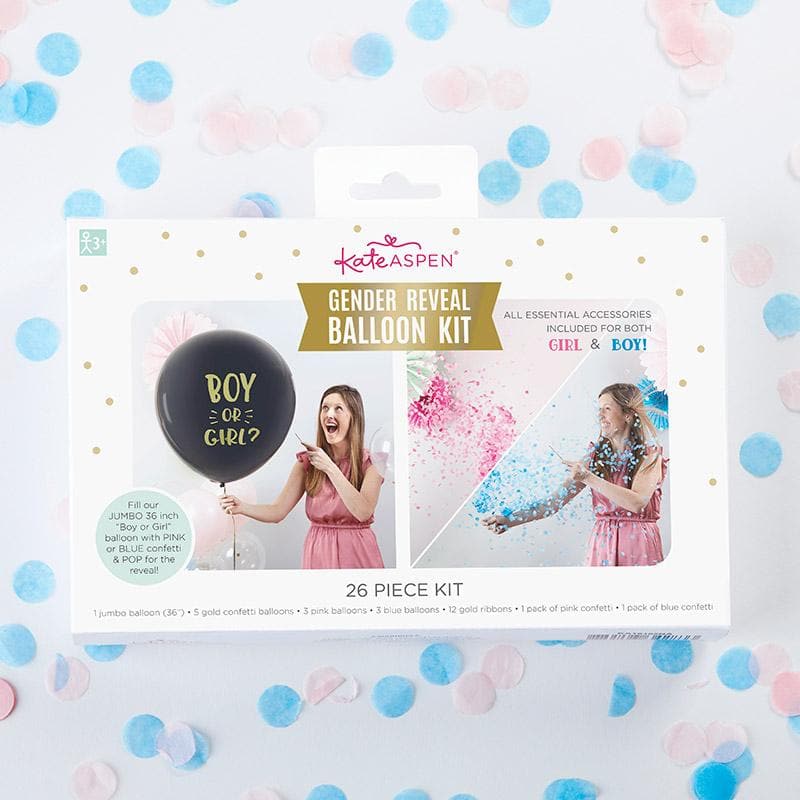 Jumbo Gender Reveal 12 Piece Balloon Set