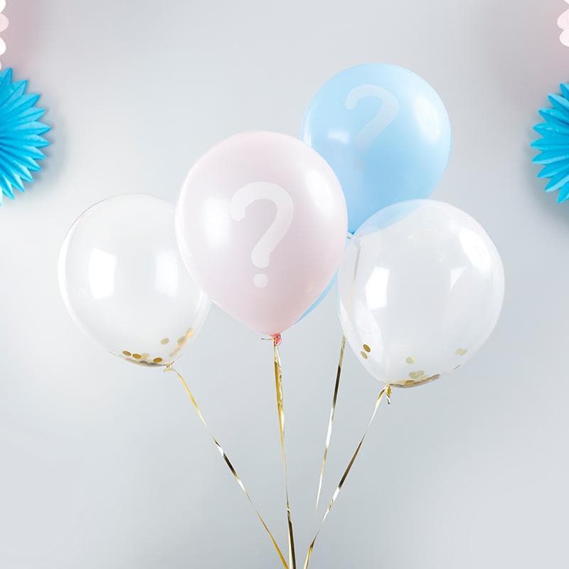 Jumbo Gender Reveal 12 Piece Balloon Set