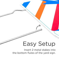 Thumbnail for Rainbow Birthday Yard Sign (Set of 8)