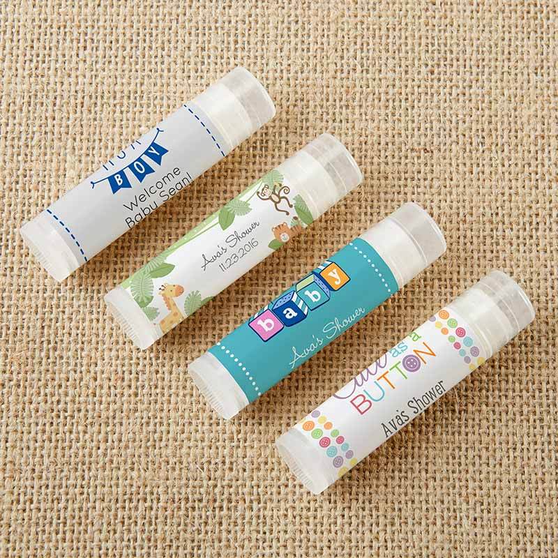 Personalized Lip Balm - Baby Shower (Set of 12)