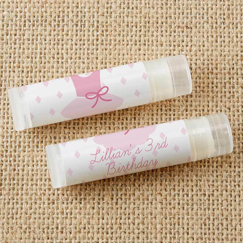 Personalized Lip Balm - Tutu Cute (Set of 12)